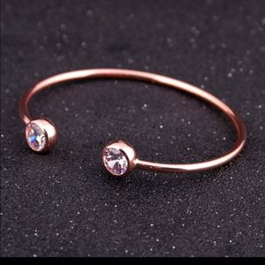 Rose Gold or Silver Bangle